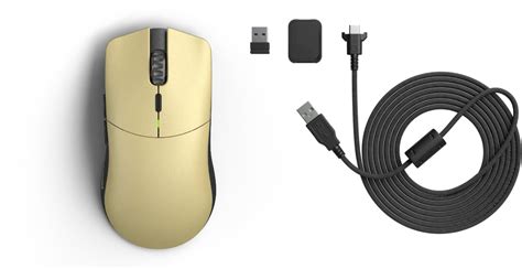 Mouse Gaming Glorious Model O Pro Wireless Golden Panda Forge La Cel Ro