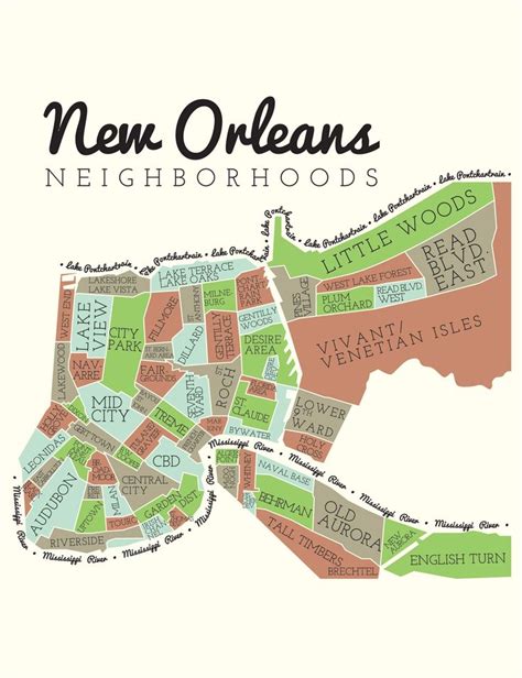 New Orleans Neighborhoods | New orleans, New orleans vacation, Orleans