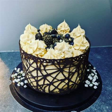 Chocolate Lace Cake Veronika S Bakery