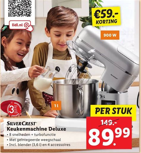 SILVERCREST Keukenmachine Deluxe Aanbieding Bij Lidl