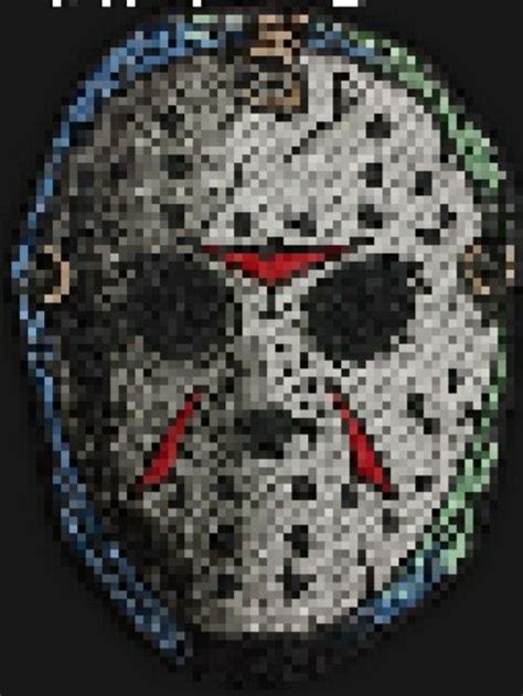 Pixel Jason Voorhees | Pixel art, Pixel, Jason voorhees