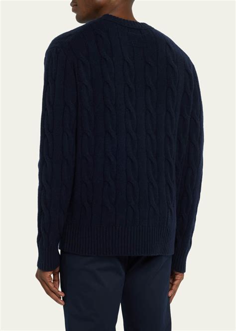 Frame Mens Cashmere Cable Knit Sweater Bergdorf Goodman