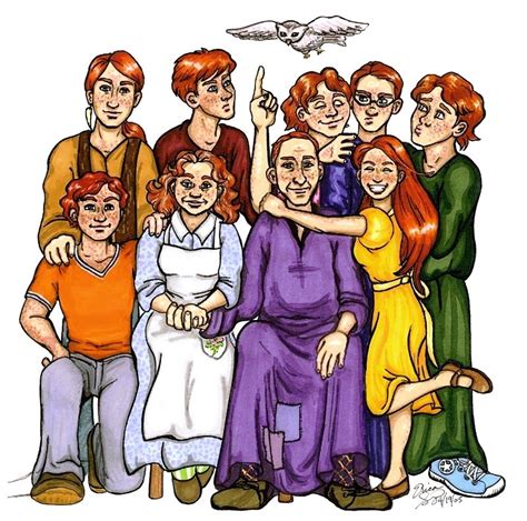 Weasley Family Portrait by VanishingShmink on DeviantArt