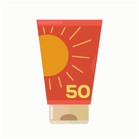 Premium Vector Sunscreen Icon Clipart Isolated Vector Illustration