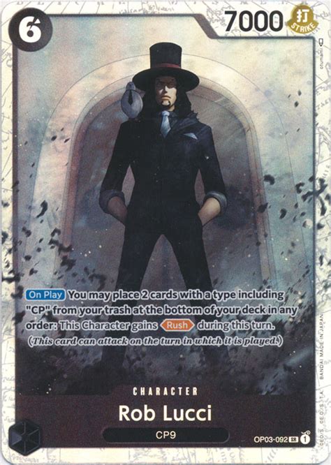 Rob Lucci One Piece TCG 2022