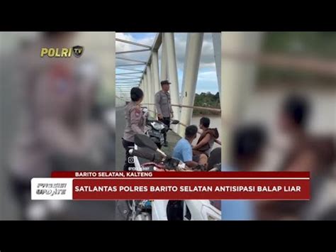 Presisi Update Polsek Dusun Selatan Pasang Imbauan Larangan Balapan