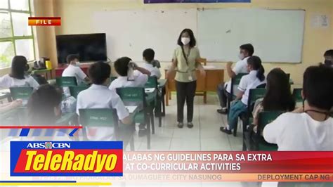 Guidelines Para Sa Extra Curricular Activities Ilalabas Ng DepEd