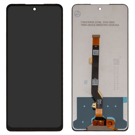 LCD Compatible With Tecno Spark Pro KJ Infinix Hot X Hot Pro X Black