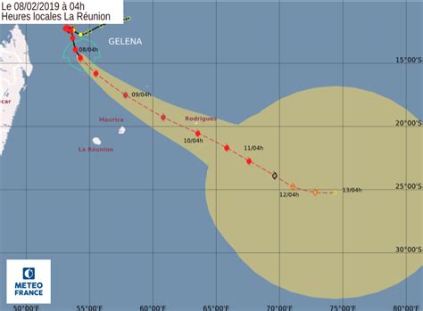 Cyclone Gelena Maurice En Alerte Cyclone De Classe