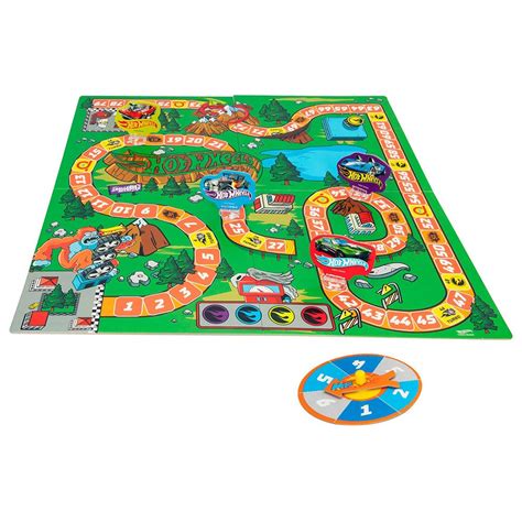Hot Wheels Jogo De Tabuleiro R Pido Colorido Kidinn