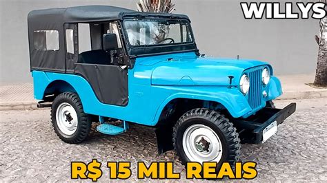 JEEP WILLYS À VENDA POR APENAS 15 MIL REAIS YouTube