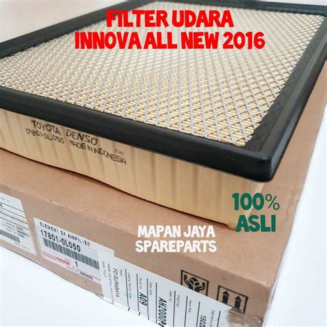 Jual FILTER SARINGAN UDARA INNOVA ALL NEW 2016 REBORN ORIGINAL TOYOTA