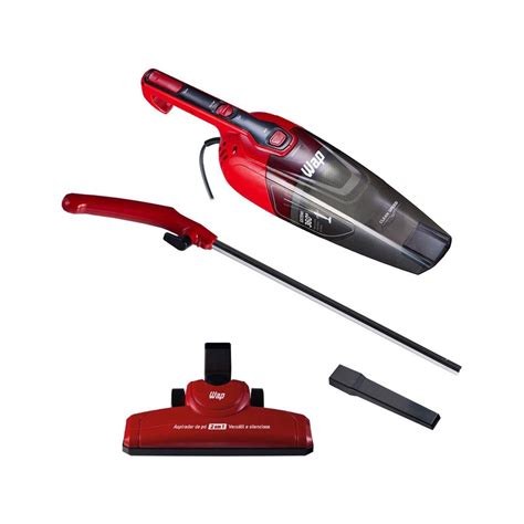 Aspirador De Pó Wap Vertical 1000w Clean Speed Vermelho 110V no