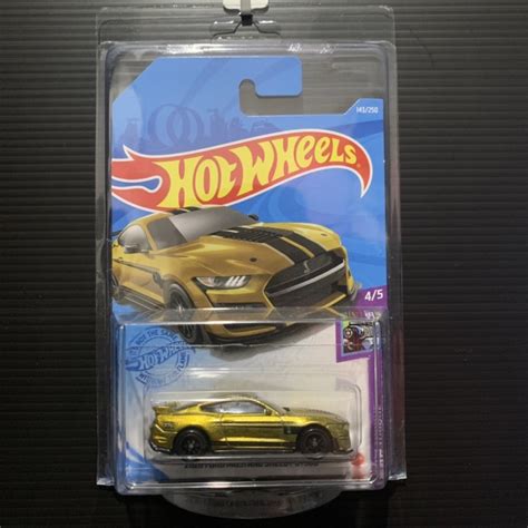 Hot Wheels Ford Mustang Shelby Gt Hw Torque Spectraflame Yellow Super Treasure Hunt