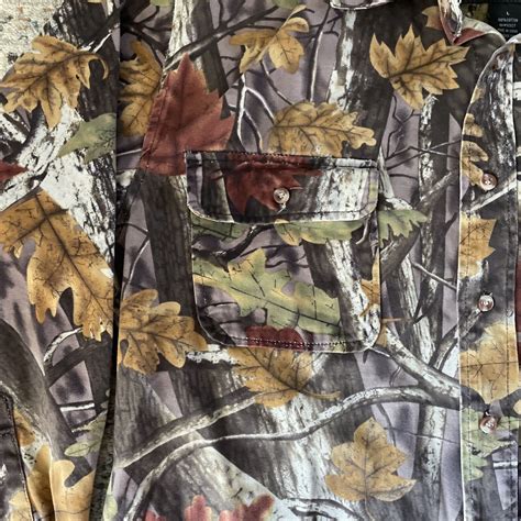 Master Sportsman Mens Large Camo Button Down Long Sle… - Gem