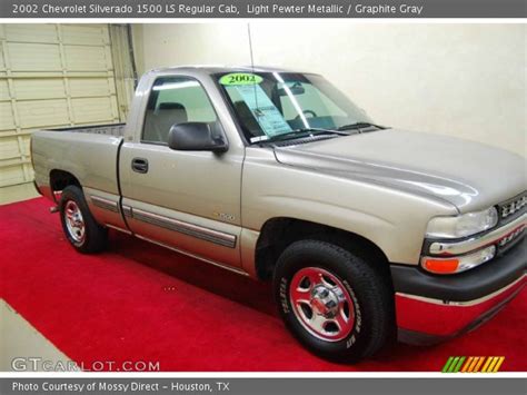 Light Pewter Metallic 2002 Chevrolet Silverado 1500 Ls Regular Cab