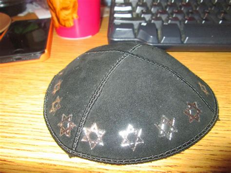 Heaven's Yes I Love Freebies!: Product Review - Embossed Suede Kippot ...