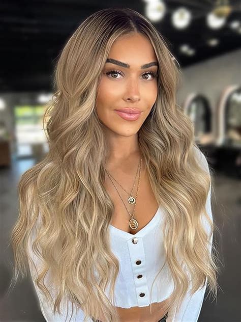 Amazon Aisi Beauty Long Ombre Blonde Wigs For Women Inch