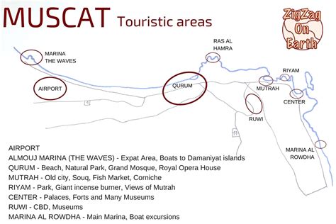 Le 21 cose migliori da vedere a Muscat (Oman) + Mappa