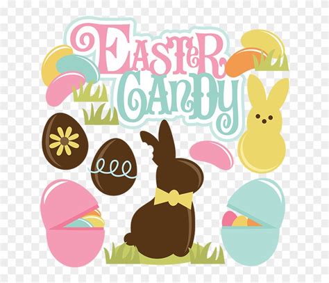 Easter Candy Svg Files For Cutting Machines Easter Easter Candy Clip