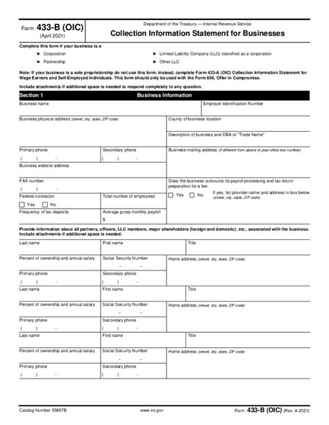 IRS Form 656 Printable