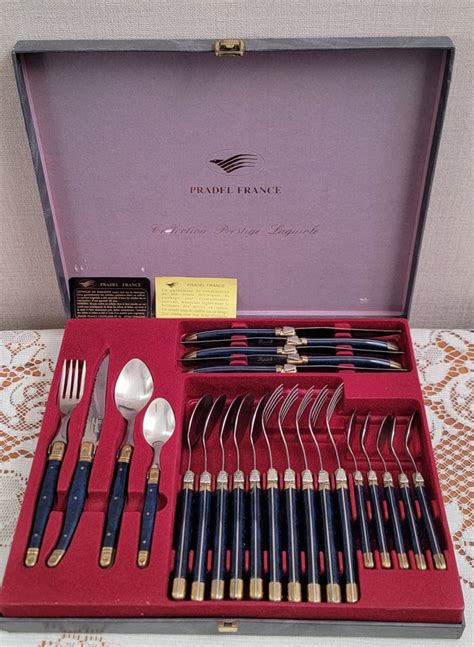 Pradel France Et Laguiole Cutlery Set Bakelite Steel