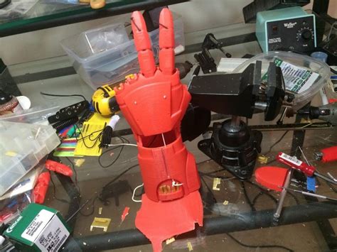 Laser Beaming, Thruster Equipped, Voice Controlled 3D Printed Prosthetic Iron Man Hand - 3DPrint ...