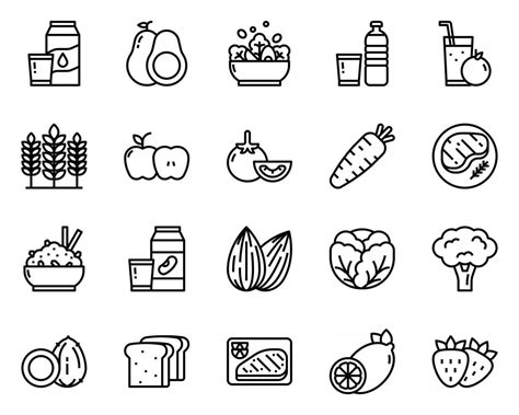 Healthy Food Icon Vector Art Icons And Graphics For Free Download