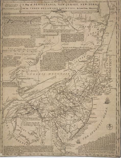 StevenWarRan Research: A Map of the Middle British Colonies in North ...