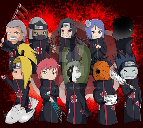 Chibi Akatsuki By Novnovina On Deviantart