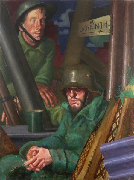 12 Paintings Of Life Along The Western Front Imperial War Museums