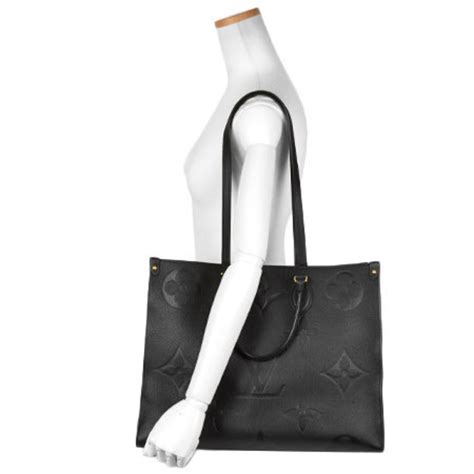 Pre Owned Louis Vuitton Louis Vuitton On The Go Gm Tote Bag Shoulder Monogram Implant Leather