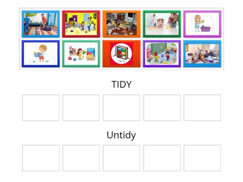 tidy untidy group sort