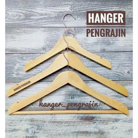 Jual Hanger Baju Kayu Natural Kualitas Premium Shopee Indonesia