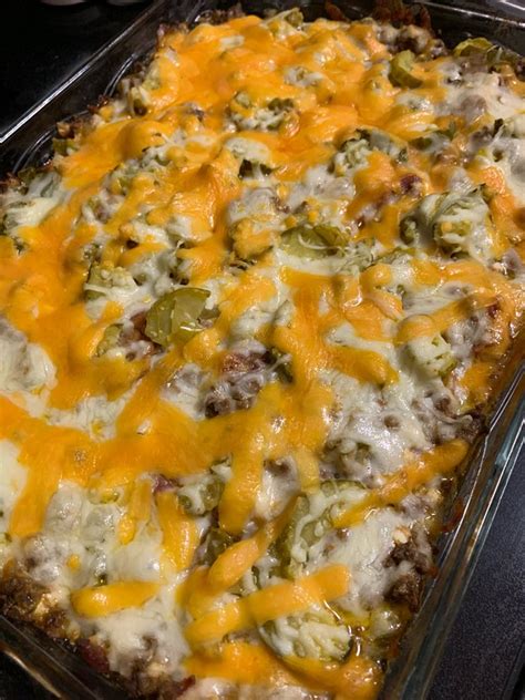 Keto Cheeseburger Casserole