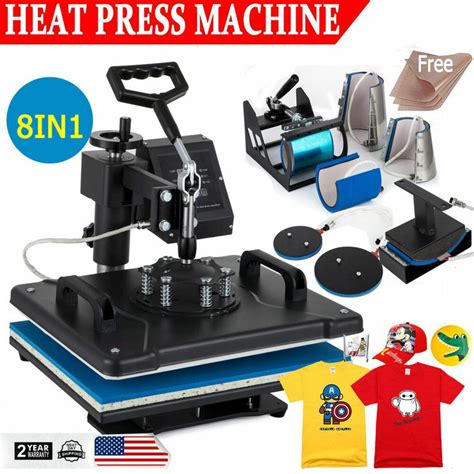 Carejoy 8 In 1 Digital Transfer Sublimation Heat Press Machine For Sale