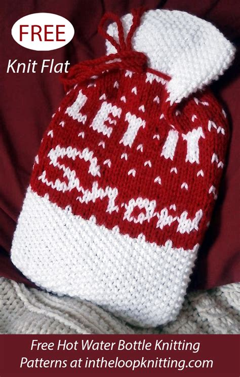 Hot Water Bottle Cozy Knitting Patterns In The Loop Knitting