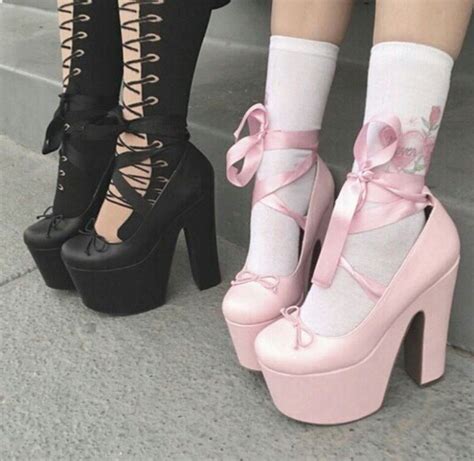 Kawaii Shoes Image By Sativa On Baby Goth Heels Fashion