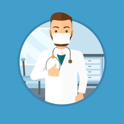 Doctor Mask Thumbs Up Illustrations Royalty Free Vector Graphics