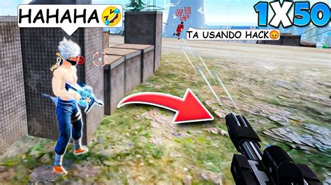 Ativei o Poder Máximo da Mini Torreta no Rushadão Solo vs Squad Free