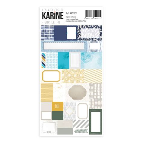 Les Ateliers de Karine Sur le fil Stickers étiquettes