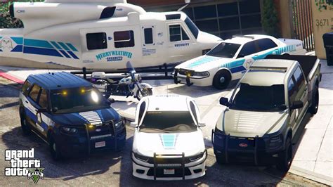 GTA 5 Stealing Los Santos Merryweather Security Vehicles With