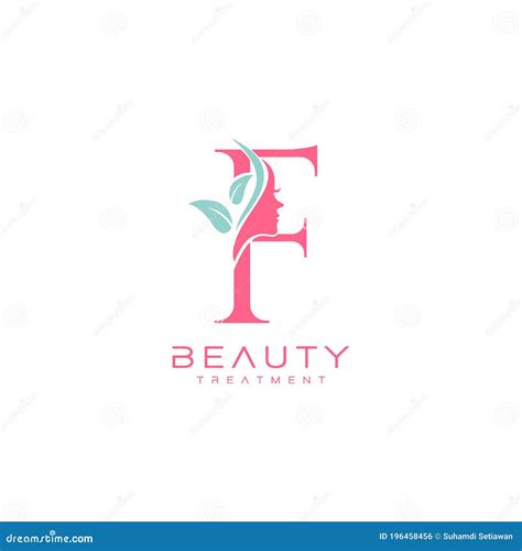 Letter F Beauty Logo Design Stock Vector Illustration Of Botanic