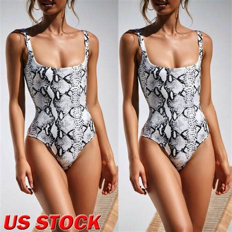 Nueva Mujer Una Pieza De Ba O Monokini Push Up Acolchado Bikini Traje