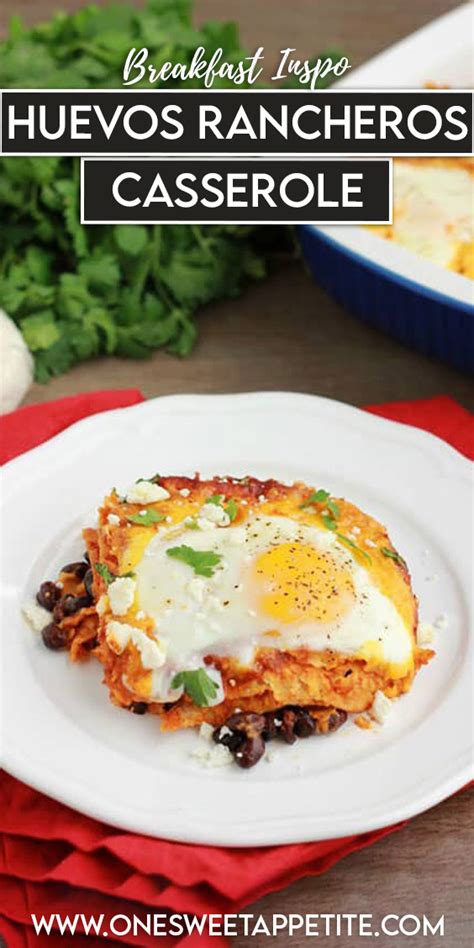 Easy Baked Huevos Rancheros Casserole One Sweet Appetite