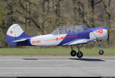 OO RUS Private Aerostar Iak 52 Yak 52 Photo By Ronald Vermeulen ID