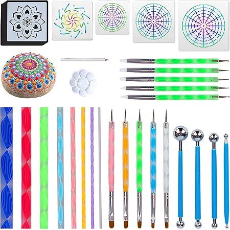 Mandala Dotting Tools Juego De Piezas Para Pintar Rocas Mandala