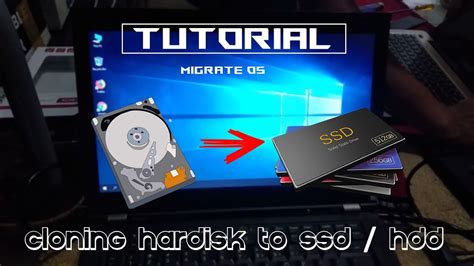 Cara Mudah Cloning Migrate Os Dari Hardisk Ke Ssd Youtube