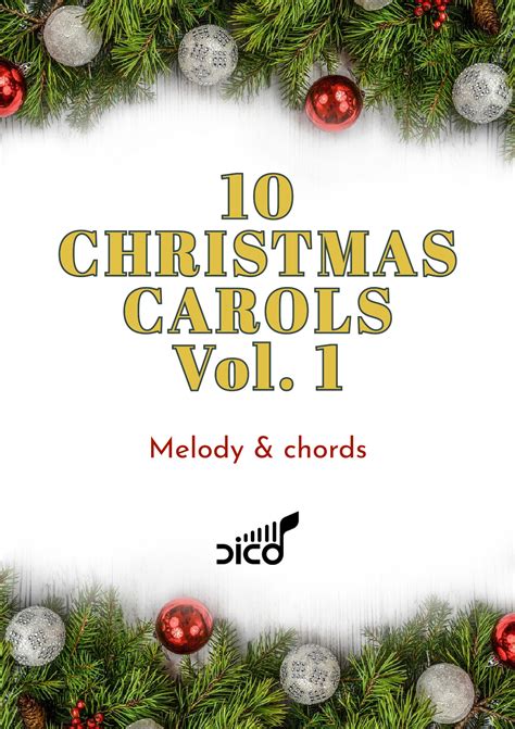 10 Christmas Carols Melody And Chords Vol 1 Arr Dico By Various Sheet Music For