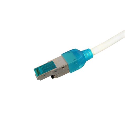 Connecteur De Données Rj45 Ftp Cat 6a Male Avec Blue Protector Televes Box 25 Unités